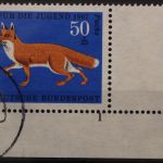 Deutschland (BRD), MiNr. 532. Ecke rechts unten, FN 1, gestempelt