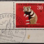 Deutschland (BRD), MiNr. 531. Ecke links unten, gestempelt