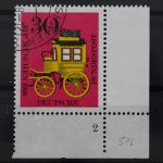 Deutschland (BRD), MiNr. 516, Ecke rechts unten, FN 2, gestempelt