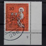 Deutschland (BRD), MiNr. 515, Ecke rechts unten, FN 2, gestempelt