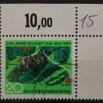Deutschland (BRD), MiNr. 602, Ecke rechts oben, gestempelt