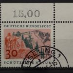 Deutschland (BRD), MiNr. 593, Ecke rechts oben, gestempelt