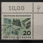 Deutschland (BRD), MiNr. 592, Ecke rechts oben, gestempelt