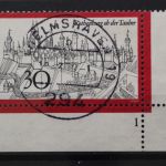 Deutschland (BRD), MiNr. 603, Ecke rechts unten, FN 1, gestempelt
