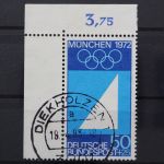 Deutschland (BRD), MiNr. 590, Ecke links oben, gestempelt
