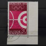 Deutschland (BRD), MiNr. 589, Ecke rechts unten, gestempelt