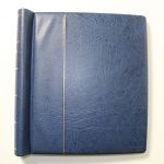 Leuchtturm, blauer Klemmbinder Luxus DL, Aufdruck "Deutschland DDR"