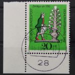Deutschland (BRD), MiNr. 605, Ecke links unten, gestempelt