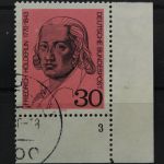 Deutschland (BRD), MiNr. 618, Ecke rechts unten, FN 3, gestempelt