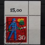 Deutschland (BRD), MiNr. 632, Ecke rechts oben, gestempelt