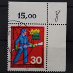 Deutschland (BRD), MiNr. 632, Ecke rechts oben, gestempelt