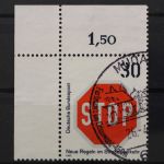Deutschland (BRD), MiNr. 667, Ecke links oben, gestempelt