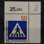 Deutschland (BRD), MiNr. 668, Ecke rechts oben, gestempelt