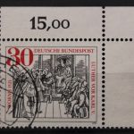 Deutschland (BRD), MiNr. 669, Ecke rechts oben, gestempelt