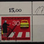 Deutschland (BRD), MiNr. 673, Ecke rechts oben, gestempelt