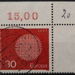 Deutschland (BRD), MiNr. 621, Ecke rechts oben, gestempelt
