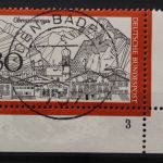 Deutschland (BRD), MiNr. 622, Ecke rechts unten, FN 3, gestempelt