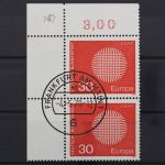 Deutschland (BRD), MiNr. 621, Paar, Ecke links oben, gestempelt