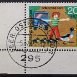 Deutschland (BRD), MiNr. 711, Ecke links unten, gestempelt