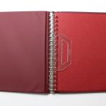 Lindner, weinroter Ringbinder, 18-Ring-Mechnik