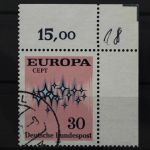 Deutschland (BRD), MiNr. 717, Ecke rechts oben, gestempelt