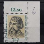 Deutschland (BRD), MiNr. 718, Ecke rechts oben, gestempelt