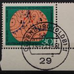 Deutschland (BRD), MiNr. 760, Ecke rechts unten, FN 2, EST