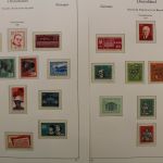 DDR 1956-1959, postfrische Sammlung auf KABE Vordruckblättern