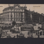 Berlin - Potsdamerplatz mit Autos, Straßenbahnen usw.