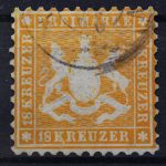 Württemberg, MiNr. 29, gestempelt