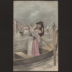 Mädchen in einer Gondel