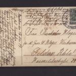 Mädchen mit Veilchenkorb, Geburtstagsglückwunsch
