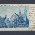 Goslar, Chor der Klosterkirche u. alte Stadtmauer