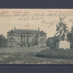 Dresden, Kgl. Grosser Garten, Palais, Statue