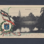 Wilhelmshaven, im Park, Karte mit Wappen
