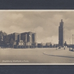 Magdeburg, Stadthalle und Turm