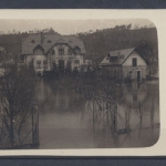 Hochwasser, Fotoansichtskarte