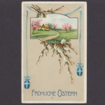 Fröhliche Ostern, Frühlingslandschaft