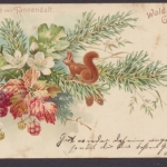Postkarte mit Tannenduft, Waldesgrüsse