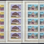 Deutschland (BRD), MiNr. 1819-1823 Kleinbogen, postfrisch