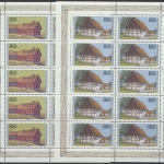 Deutschland (BRD), MiNr. 1819-1823 Kleinbogen, postfrisch