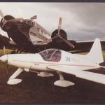 Dessau, Flugplatzfest 1995, JU 52 mit der neuen "Ultima"