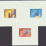 Zentralafrik. Republik, Michel 401-405 B Ministerblöcke, ungebraucht