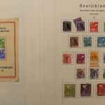 Gemeinschaftsausgaben und Amerikanische-britische Zone, gestempelte Sammlung