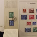 Gemeinschaftsausgaben und Amerikanische-britische Zone, gestempelte Sammlung