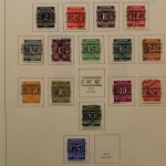 Gemeinschaftsausgaben und Amerikanische-britische Zone, gestempelte Sammlung