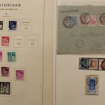 Gemeinschaftsausgaben und Amerikanische-britische Zone, gestempelte Sammlung