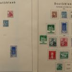 Gemeinschaftsausgaben und Amerikanische-britische Zone, gestempelte Sammlung