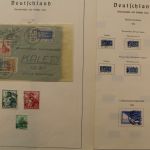 Gemeinschaftsausgaben und Amerikanische-britische Zone, gestempelte Sammlung