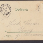 Trauerkarte, am 30. Juli 1898 ist Fürst Bismarck verstorben